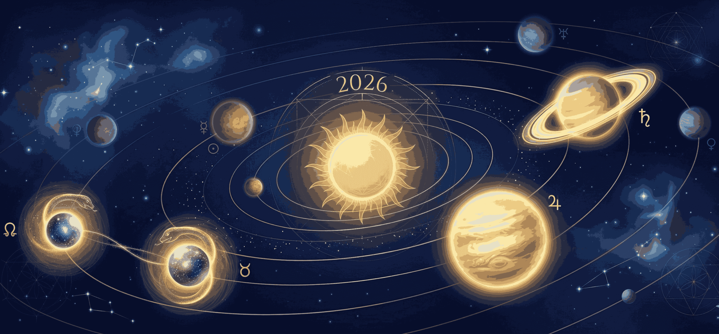 What Are the Major Planetary Transits in 2026?
